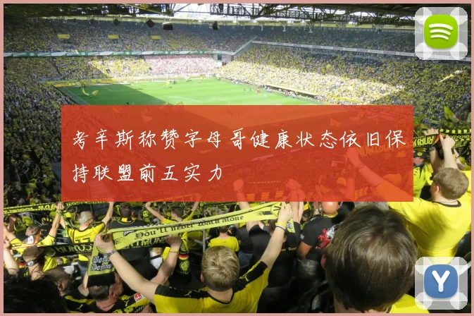 考辛斯称赞字母哥健康状态依旧保持联盟前五实力